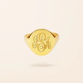 10K Gold Signet Ring