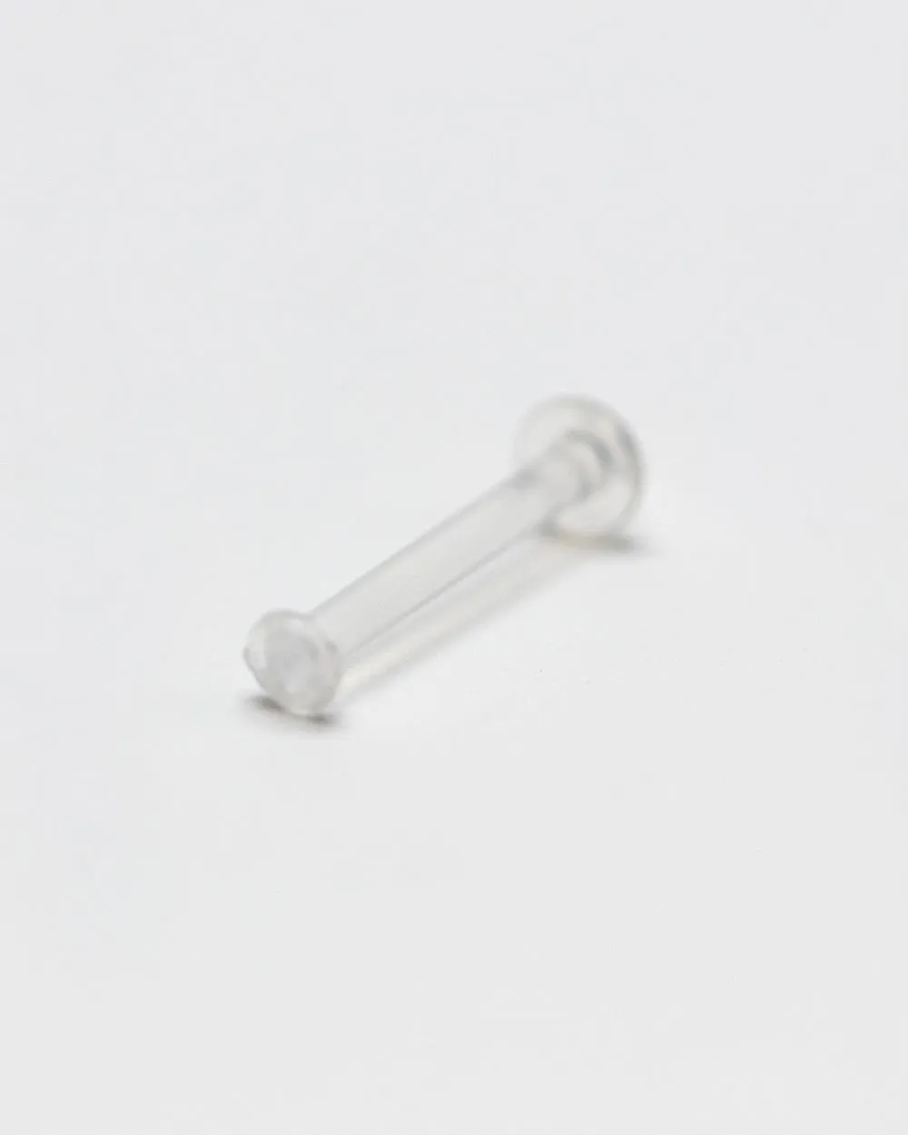 14 Gauge | Clear Bioplast Tongue Barbell