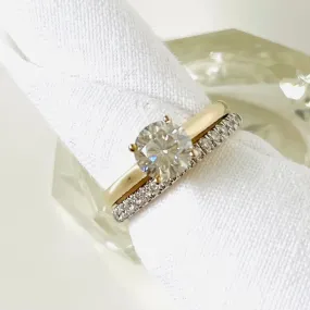 14K Jadah Engagement Ring