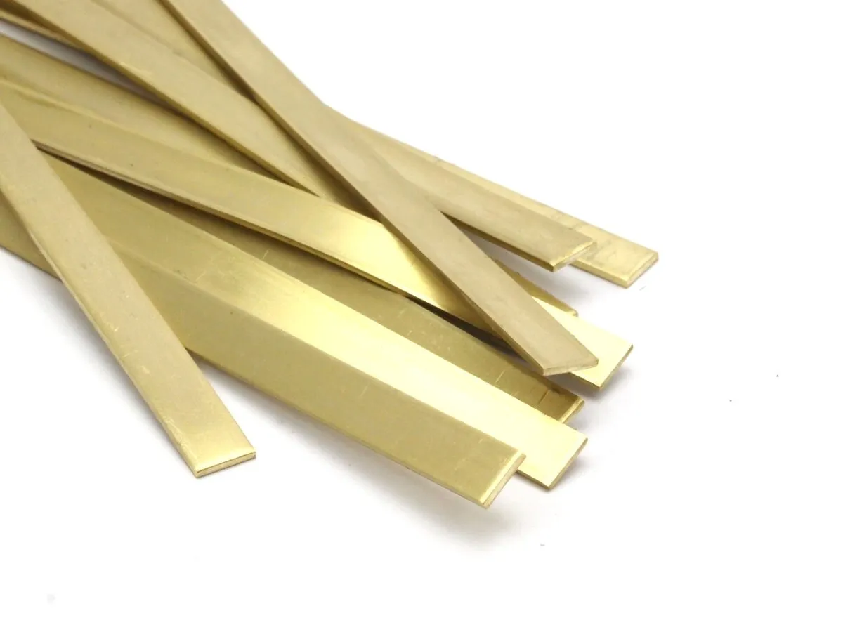 5 Raw Brass Bracelet Stamping Blank Bangle  ( 6x145x1mm)  D0224