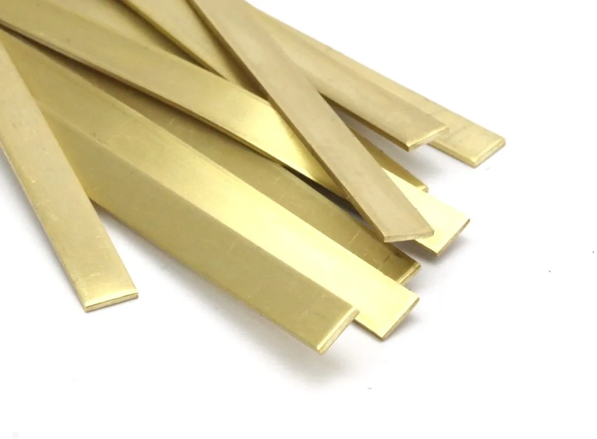 5 Raw Brass Bracelet Stamping Blank Bangle  ( 6x145x1mm)  D0224