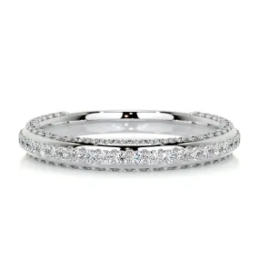 Anastasia Diamond Wedding Ring   (0.75 Carat) -18K White Gold