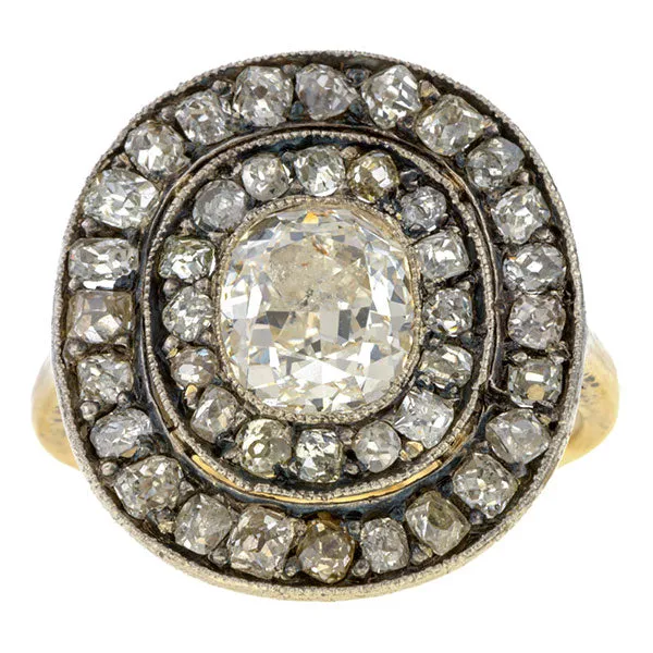 Antique Engagement Ring, Cushion cut 2.03ct.