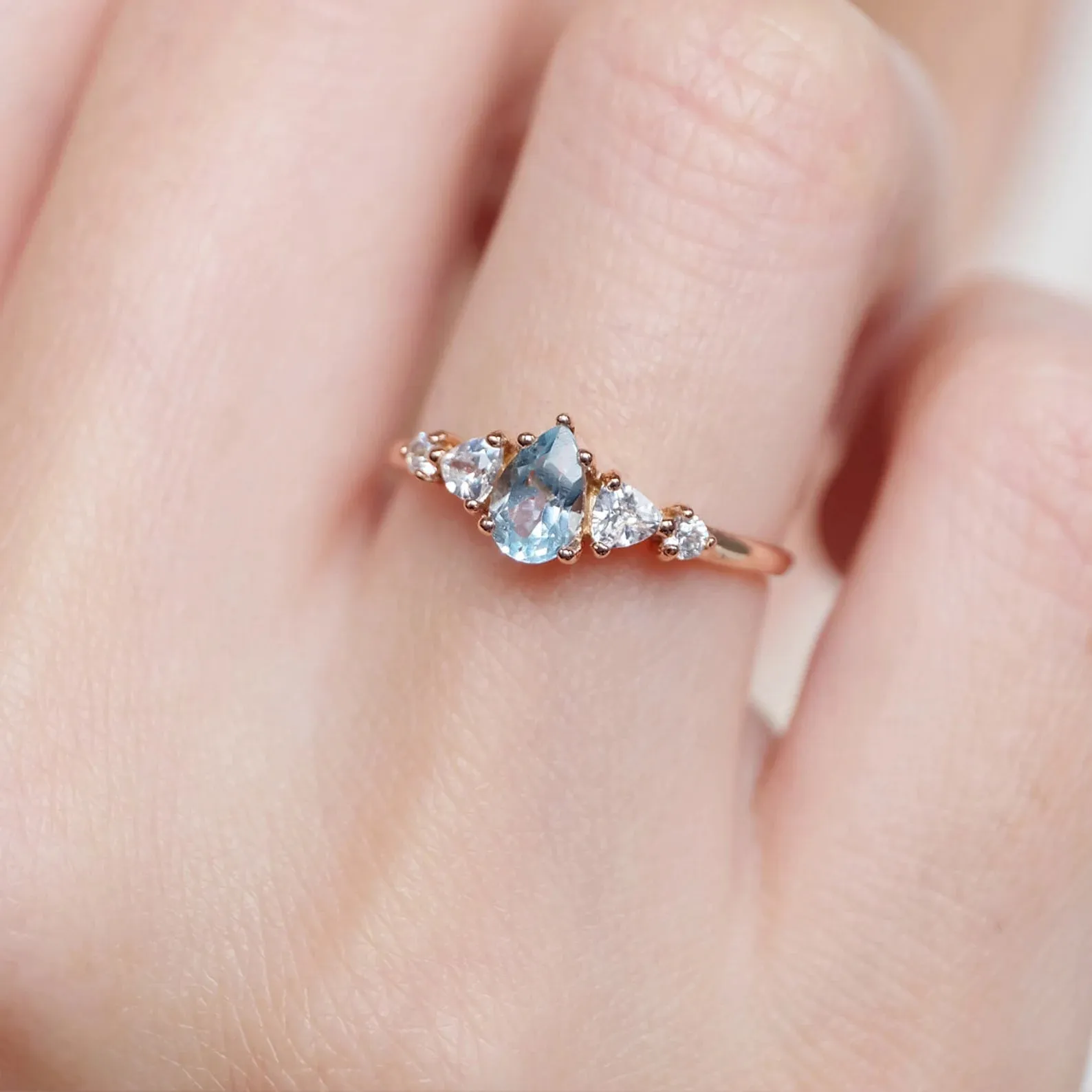 Aquamarine Engagement Ring Summersor