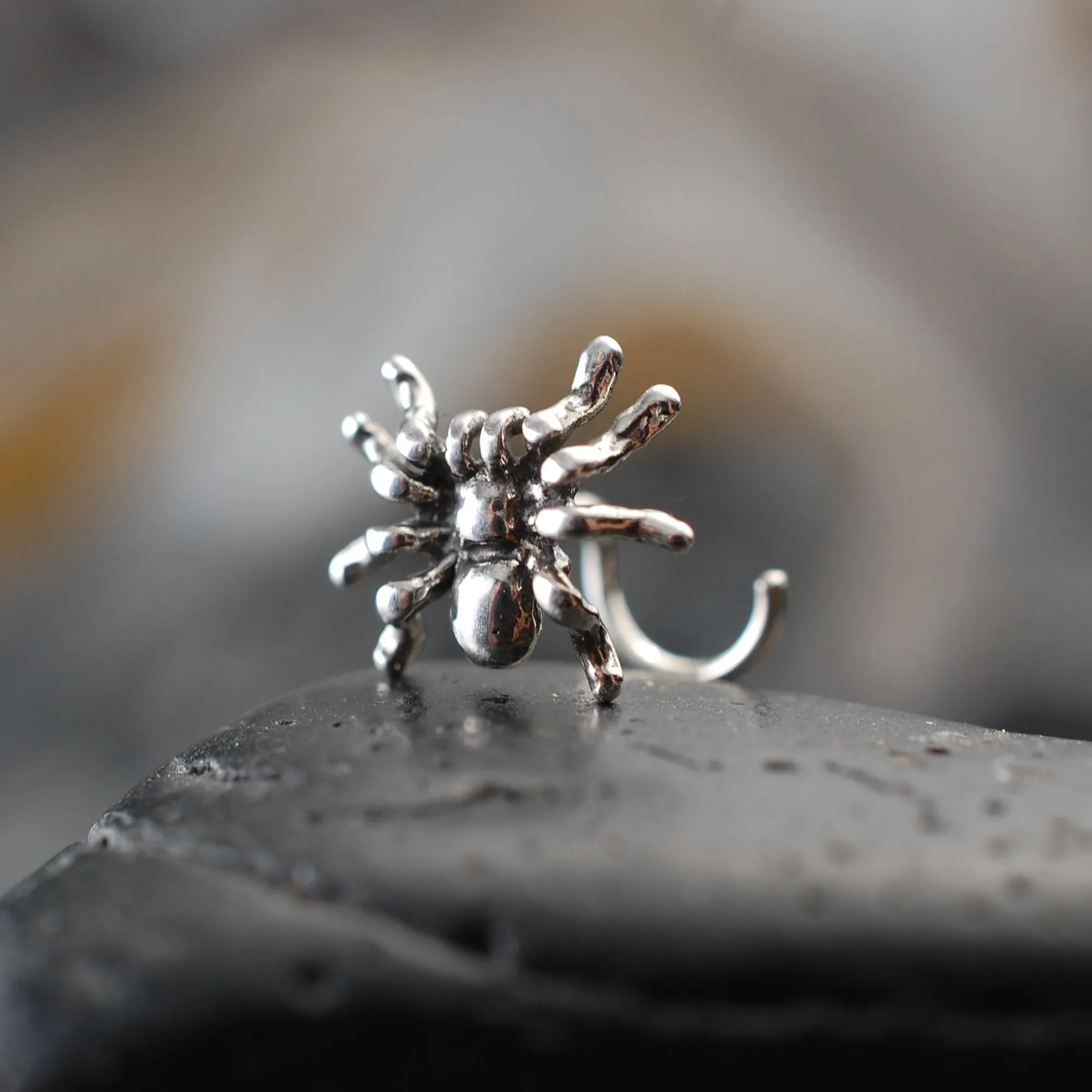 Badass Spider Insect Nose Stud