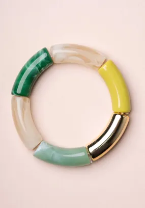 Bangle 23pabr01 Lithos Jonc Green-Gold