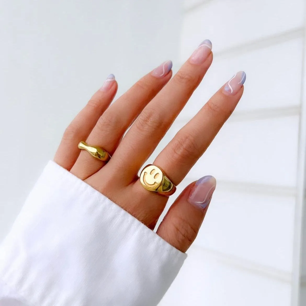 Be Happy Signet Ring - LAST CHANCE!