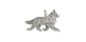 Belgian Tervuren Jewelry Sterling Silver Charm Belgian Tervuren Charms And Belgian Tervuren Jewelry BV1-C