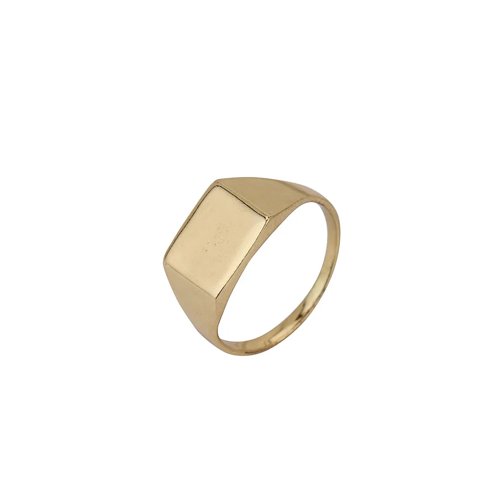 Carlton London Gold Plated Finger Ring For Men