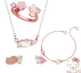 Charmmy Rose Gold Jewelry Set