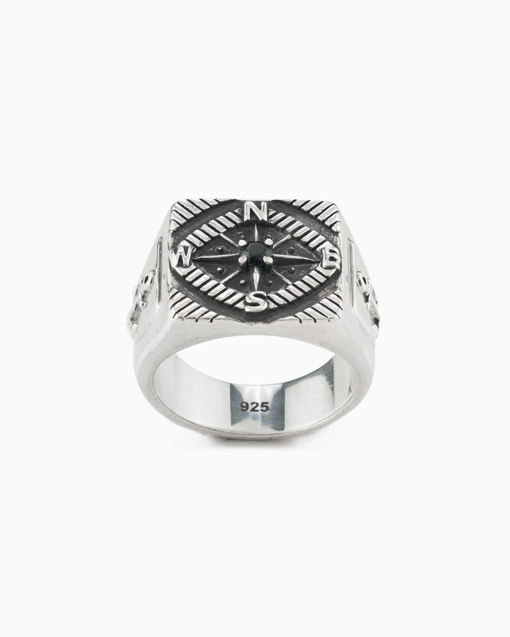 Compass Signet Ring