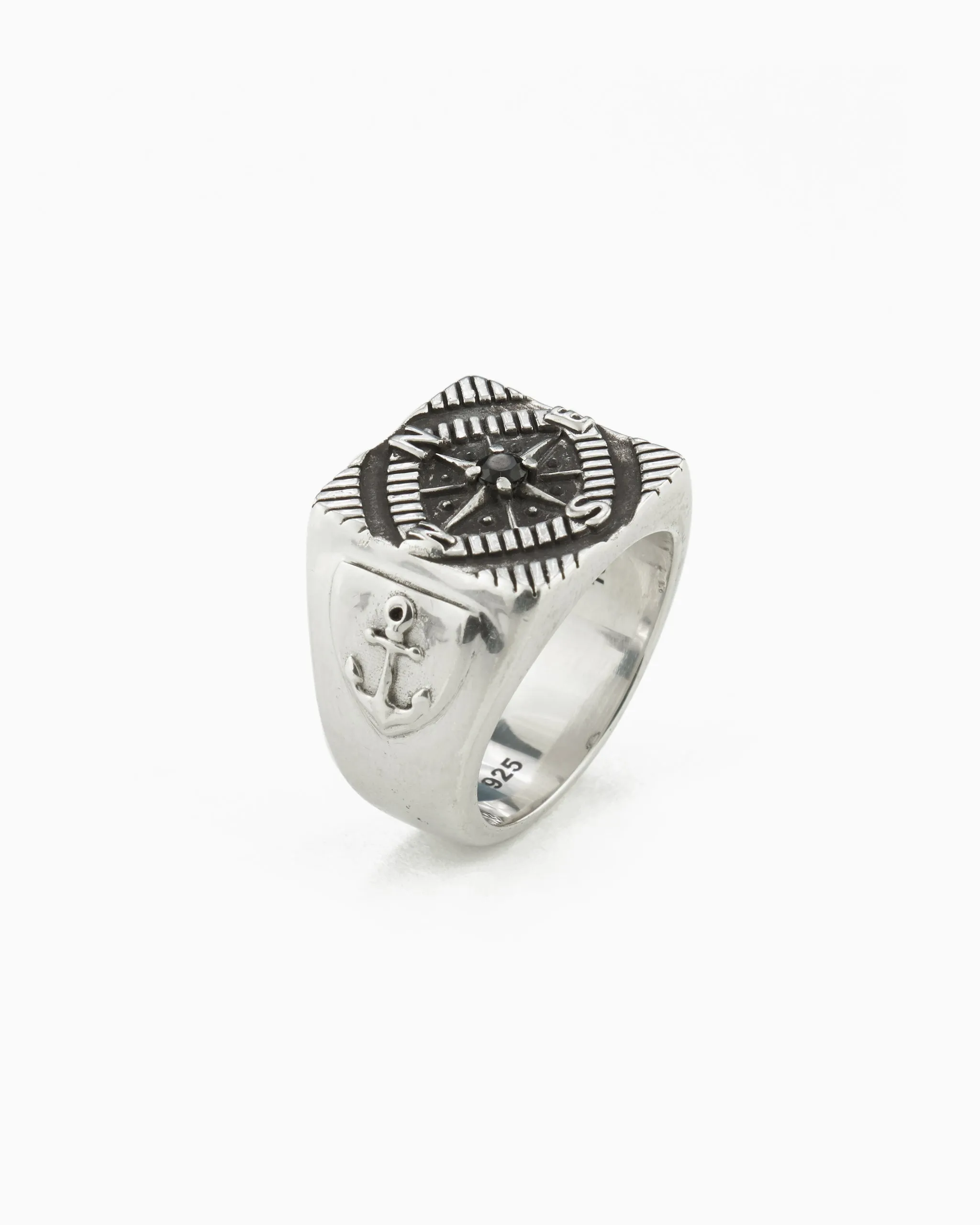 Compass Signet Ring