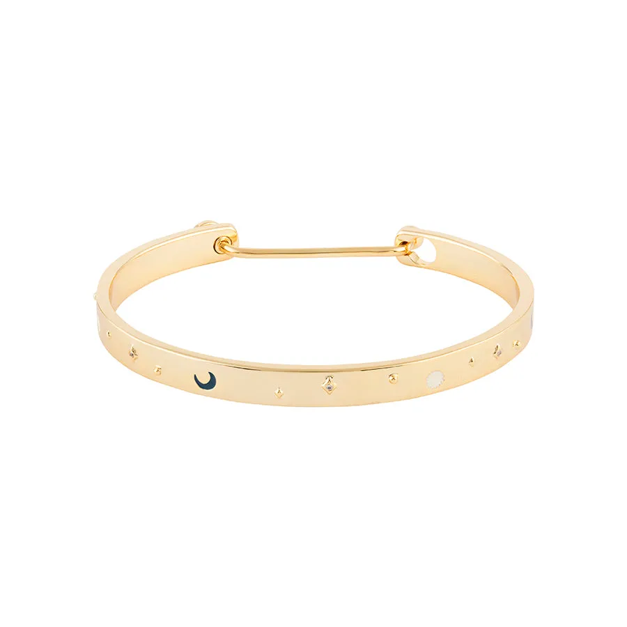 Constellation Gold Mantra Bangle