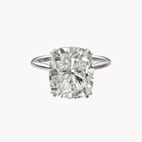 Cushion Cut Solitaire Engagement Ring