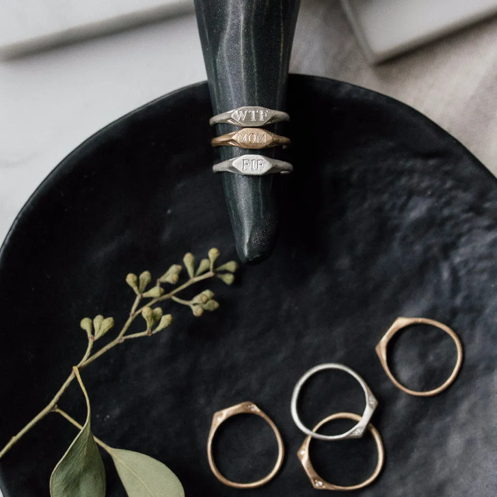 Custom Silver Signet Ring