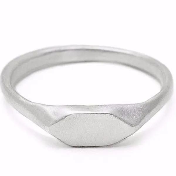 Custom Silver Signet Ring