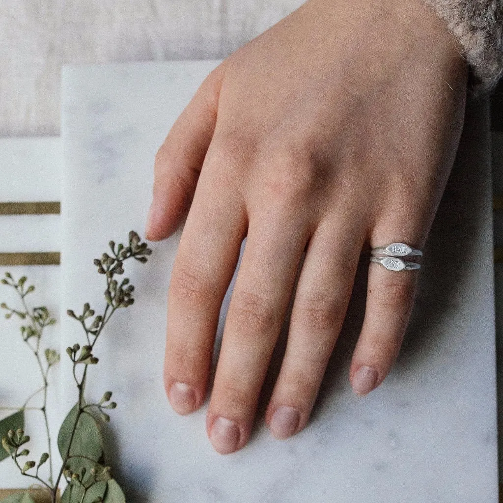 Custom Silver Signet Ring