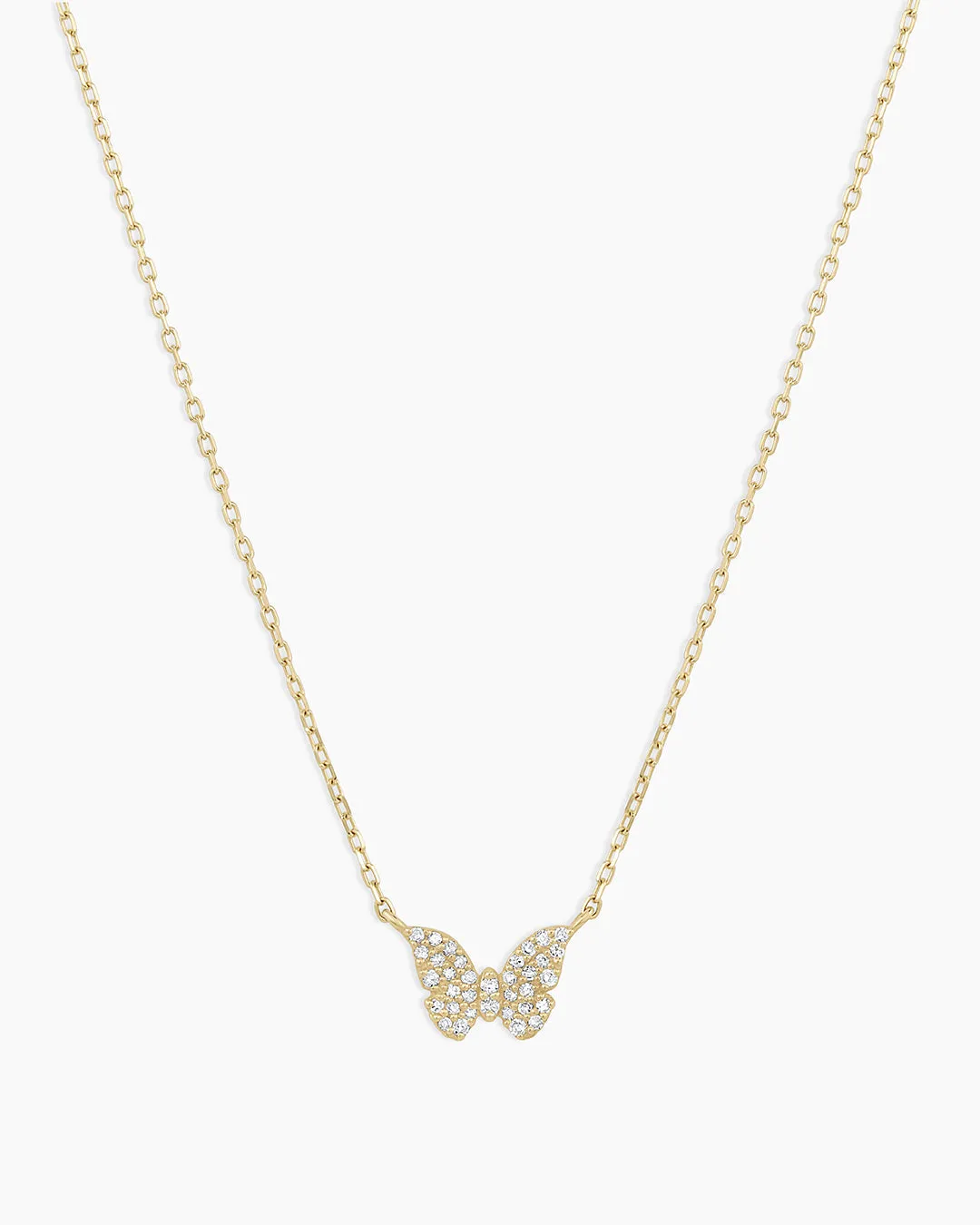 Diamond Butterfly Necklace