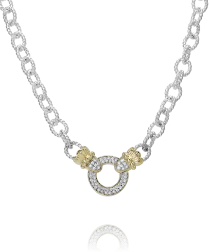 Diamond Circle Necklace