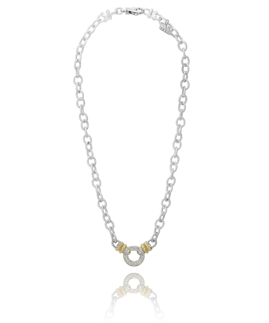 Diamond Circle Necklace