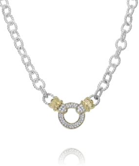 Diamond Circle Necklace