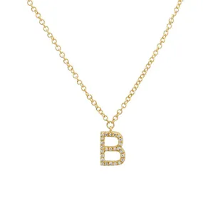 Diamond Initial Necklace