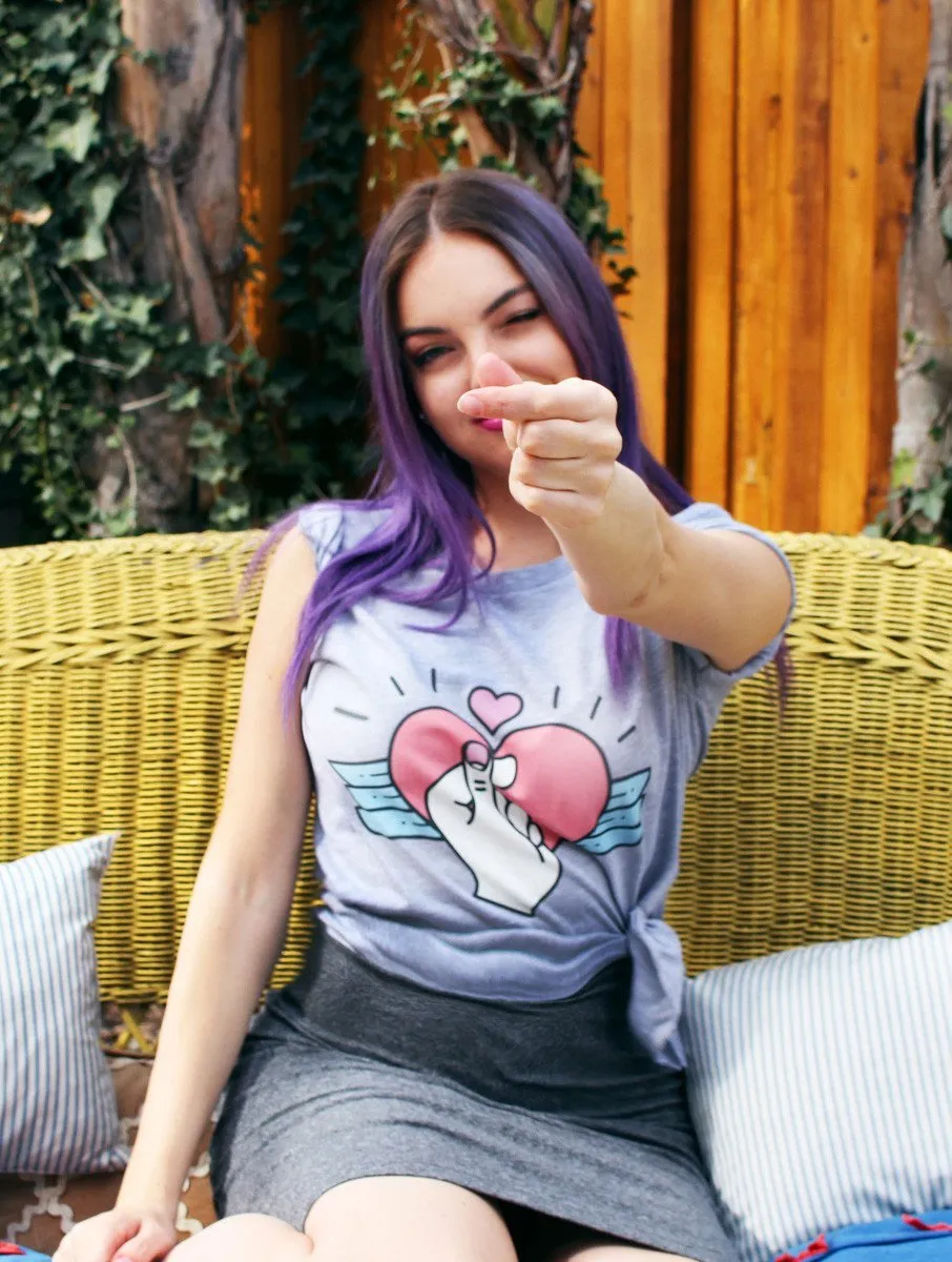 Finger Heart Tee