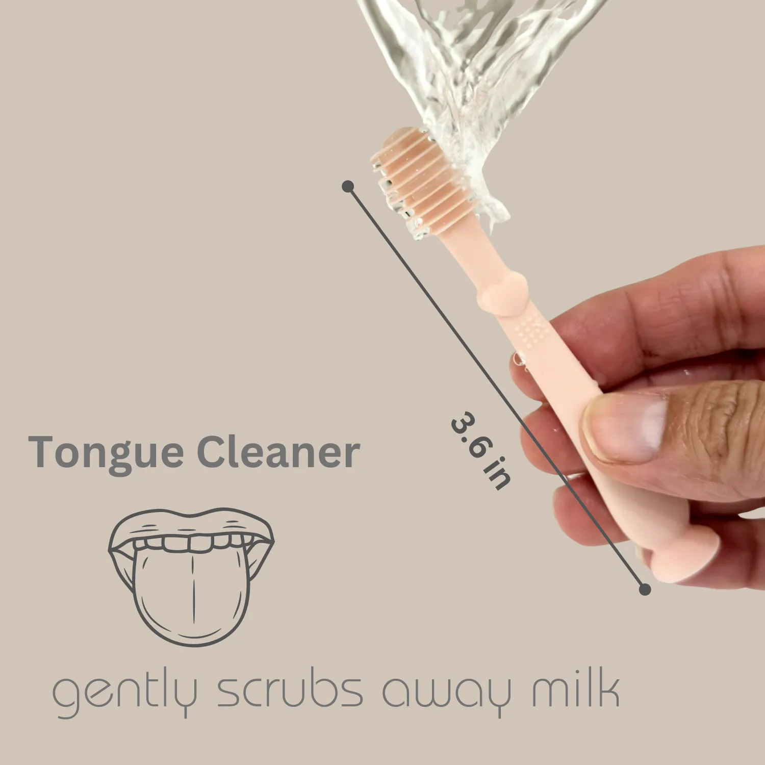 Finger Toothbrush & Tongue Cleaner