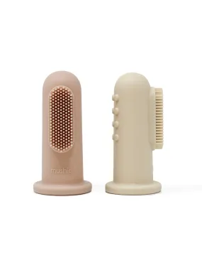 Finger Toothbrush – Blush   Shifting Sand