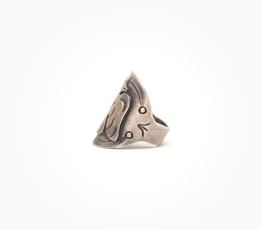 Freebird Ring - Women’s Silver Engraved Jewelry