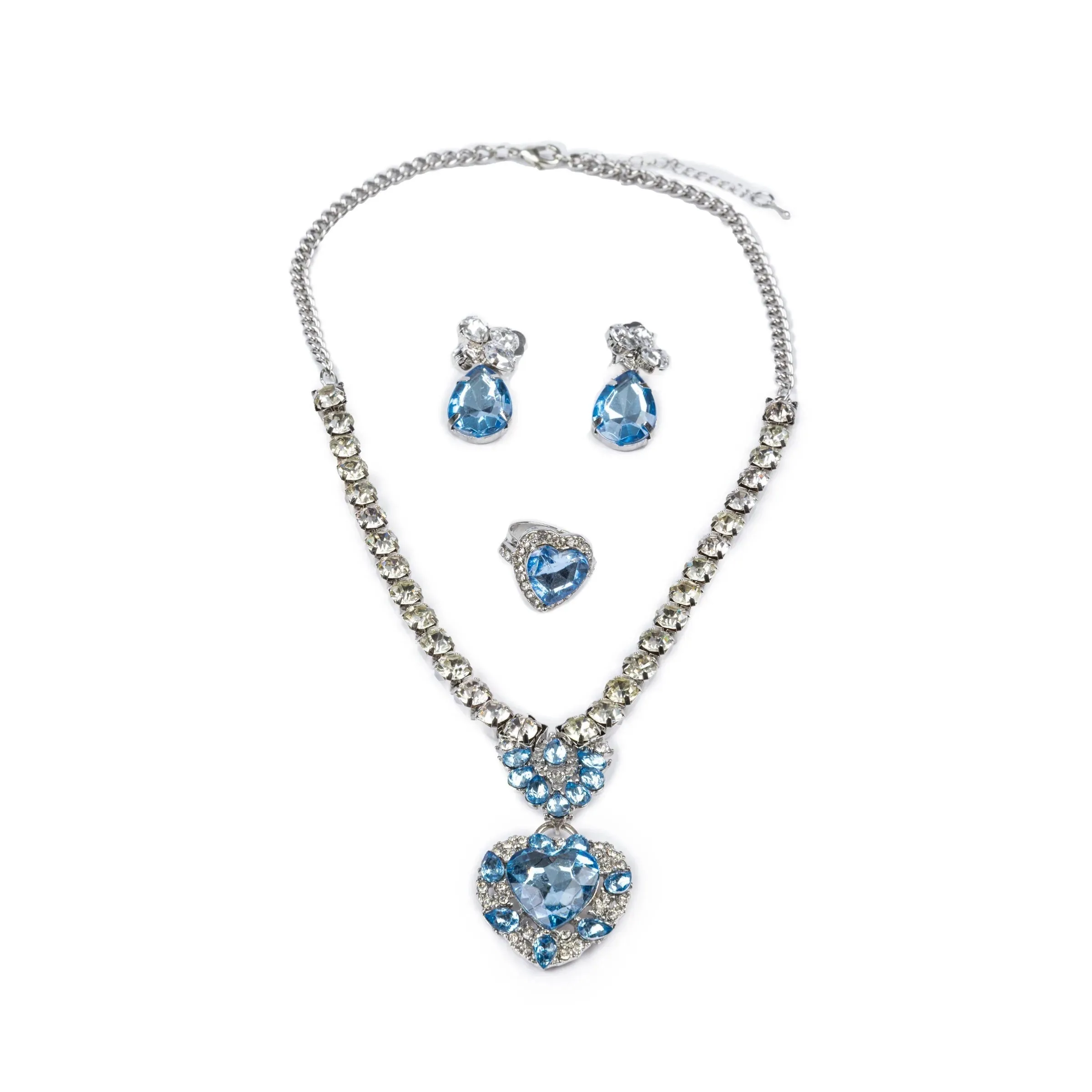 Great Pretenders Jewelry Set - The Marilyn Blue/Silver