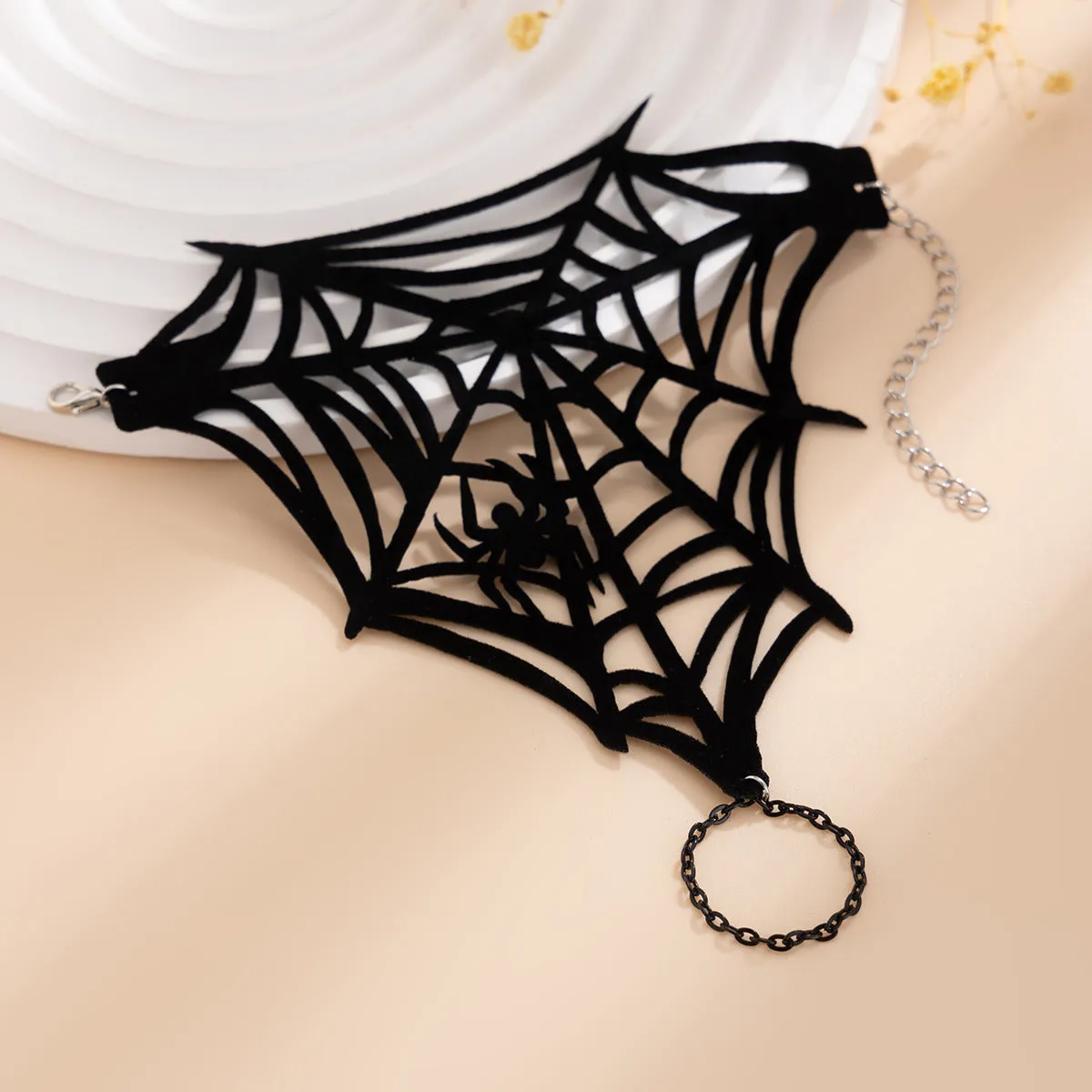 Halloween Finger Mesh Tassel Bracelet