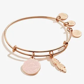 Harry Potter Leviosa Charm Bangle with Feather Design