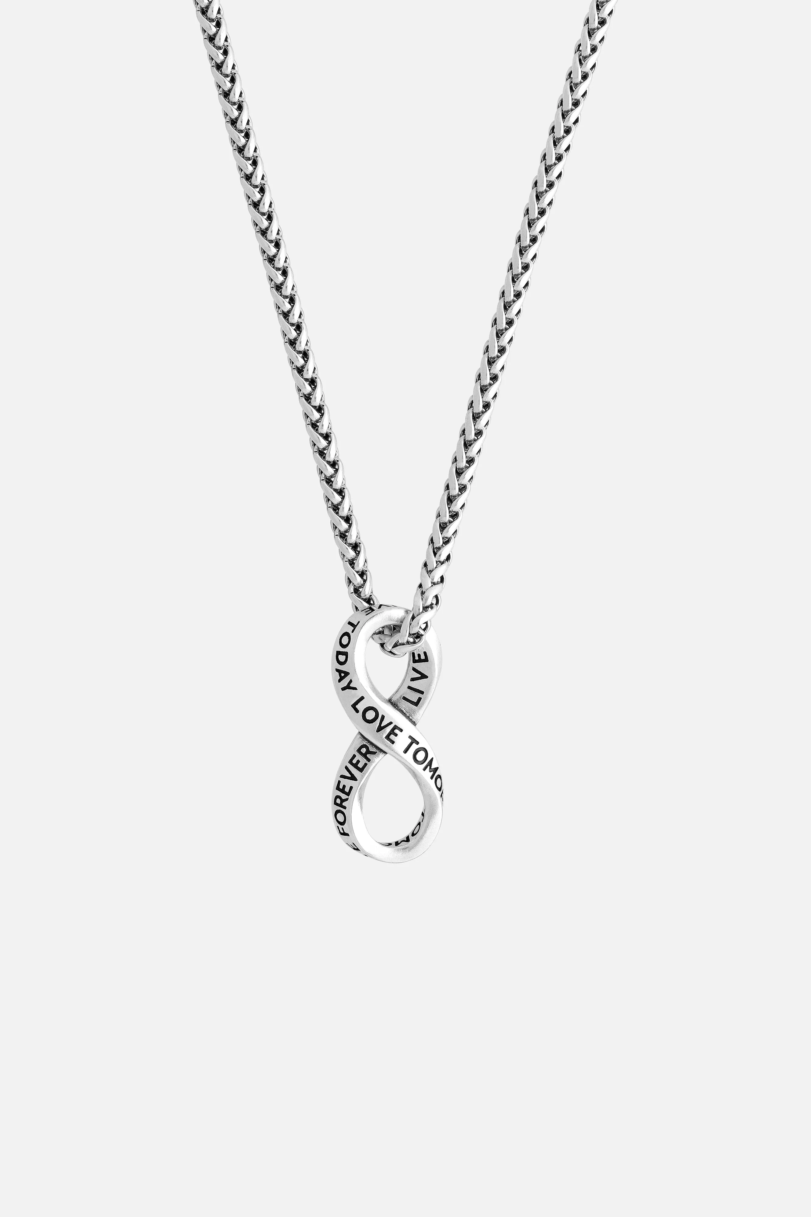 INFINITY SLOGAN NECKLACE