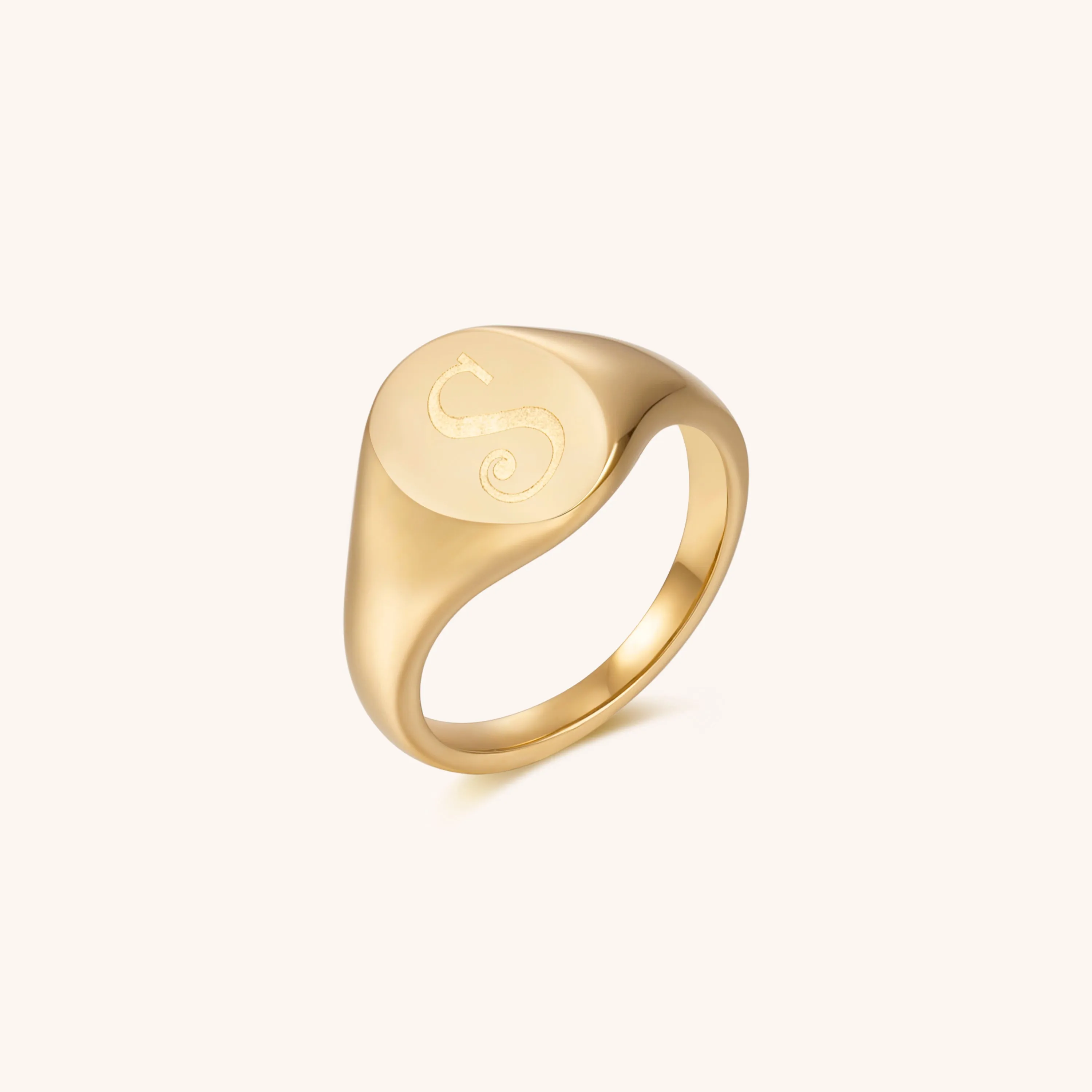 Initial Signet Ring - S