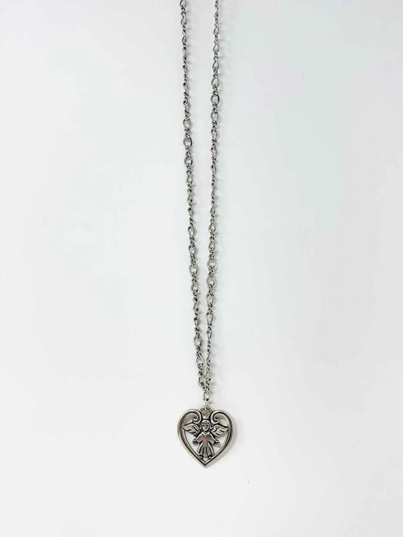 James Avery Silver Heart Sterling Silver Retired Jewelry Necklace