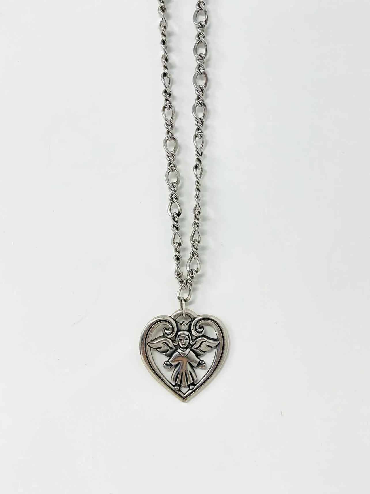 James Avery Silver Heart Sterling Silver Retired Jewelry Necklace