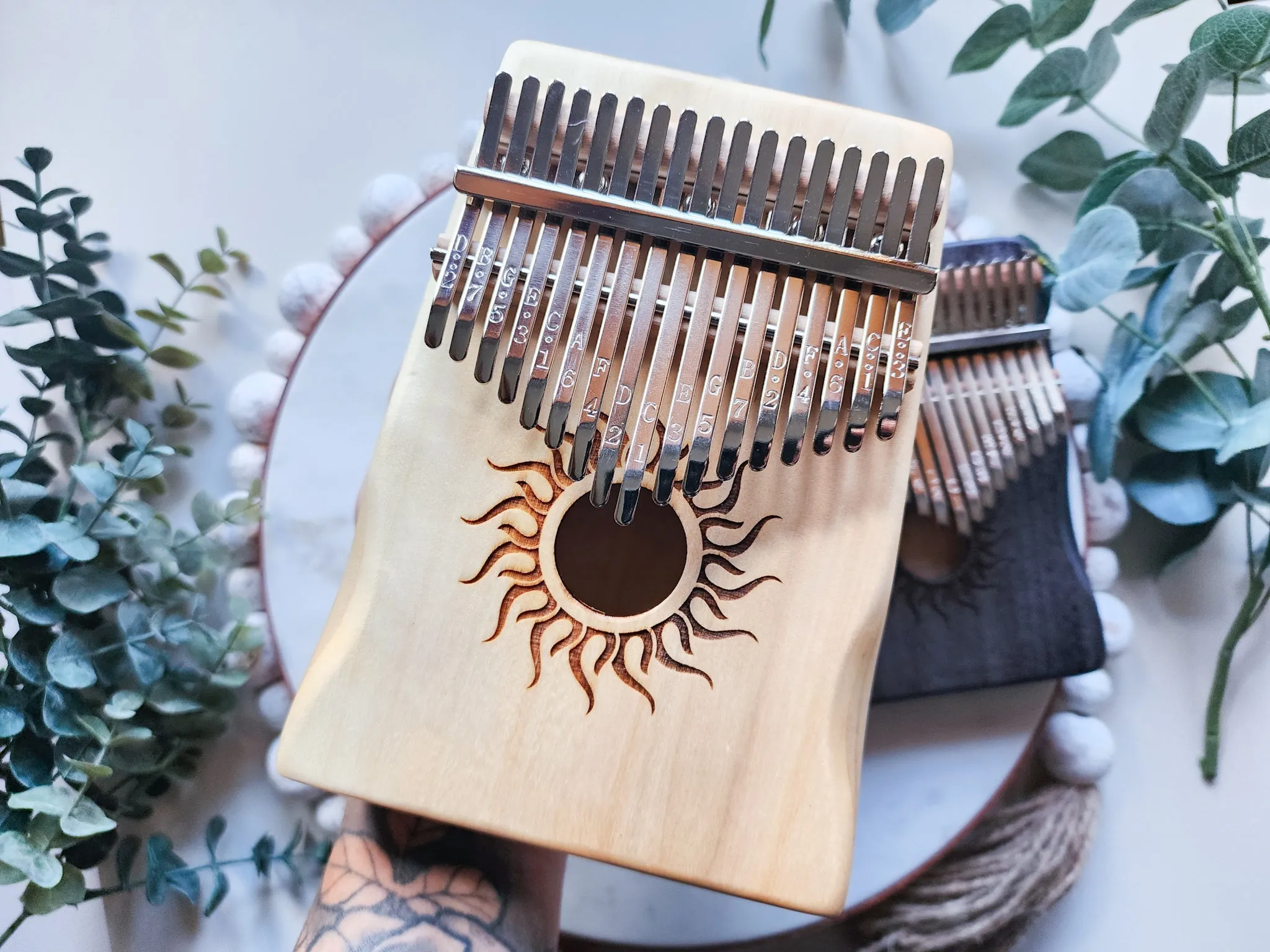 Kalimba 17 Key Wood Finger Piano