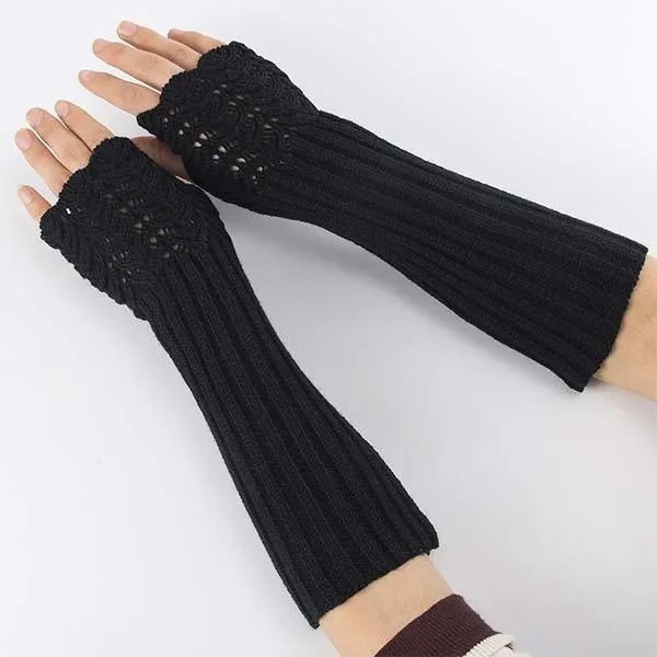 Knitted Half Finger Sweater Arm Sleeves 61314023C