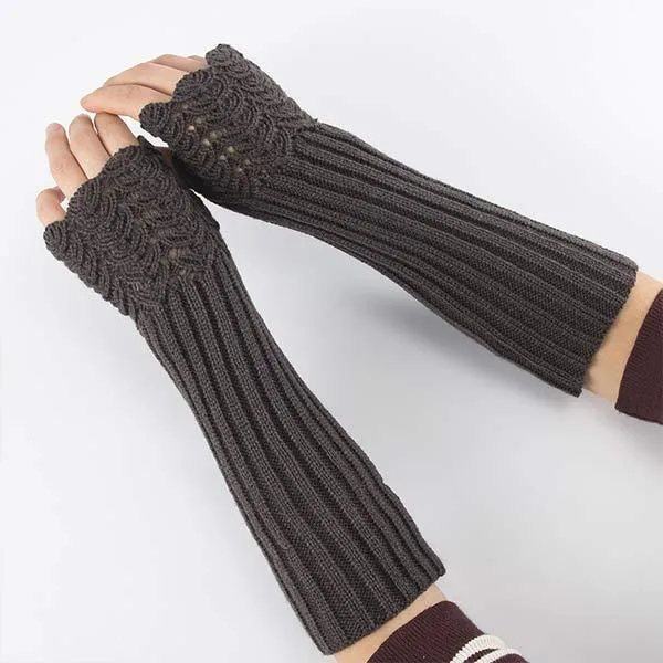 Knitted Half Finger Sweater Arm Sleeves 61314023C