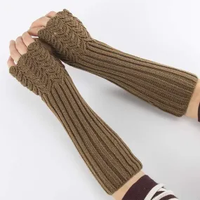 Knitted Half Finger Sweater Arm Sleeves 61314023C