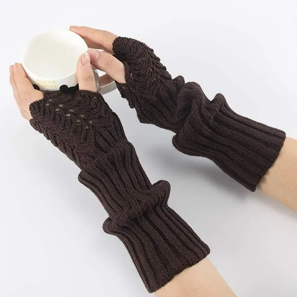 Knitted Half Finger Sweater Arm Sleeves 61314023C