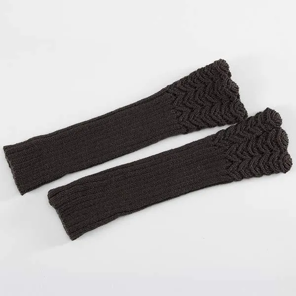 Knitted Half Finger Sweater Arm Sleeves 61314023C