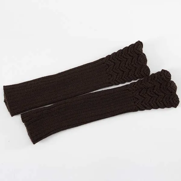 Knitted Half Finger Sweater Arm Sleeves 61314023C