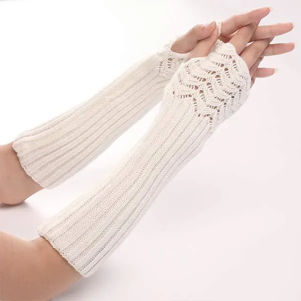 Knitted Half Finger Sweater Arm Sleeves 61314023C