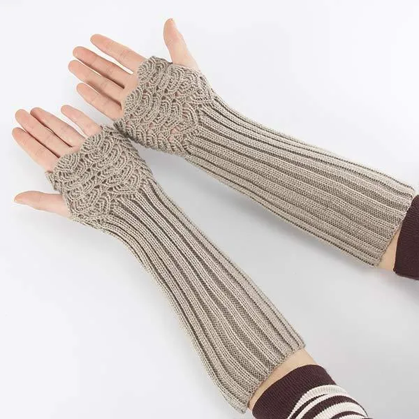 Knitted Half Finger Sweater Arm Sleeves 61314023C