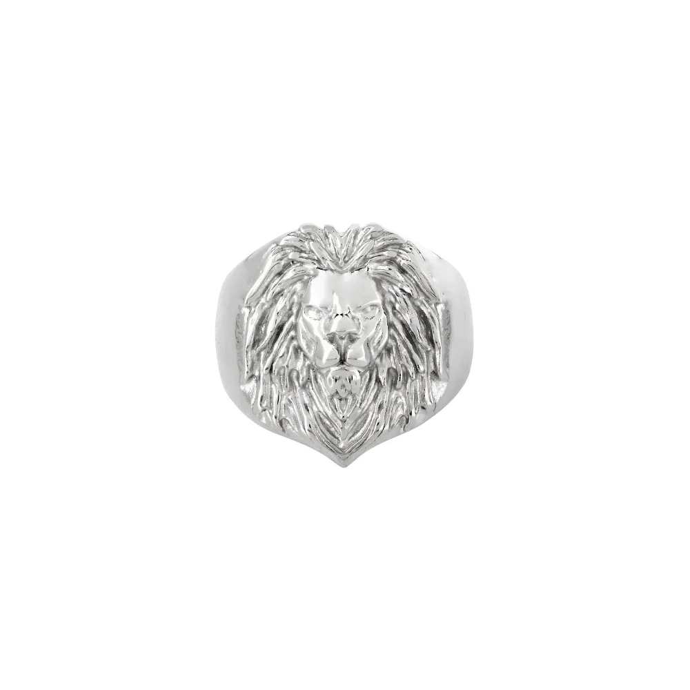 Lion Signet Ring - Gold