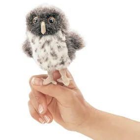 Mini Spotted Owl Finger Puppet