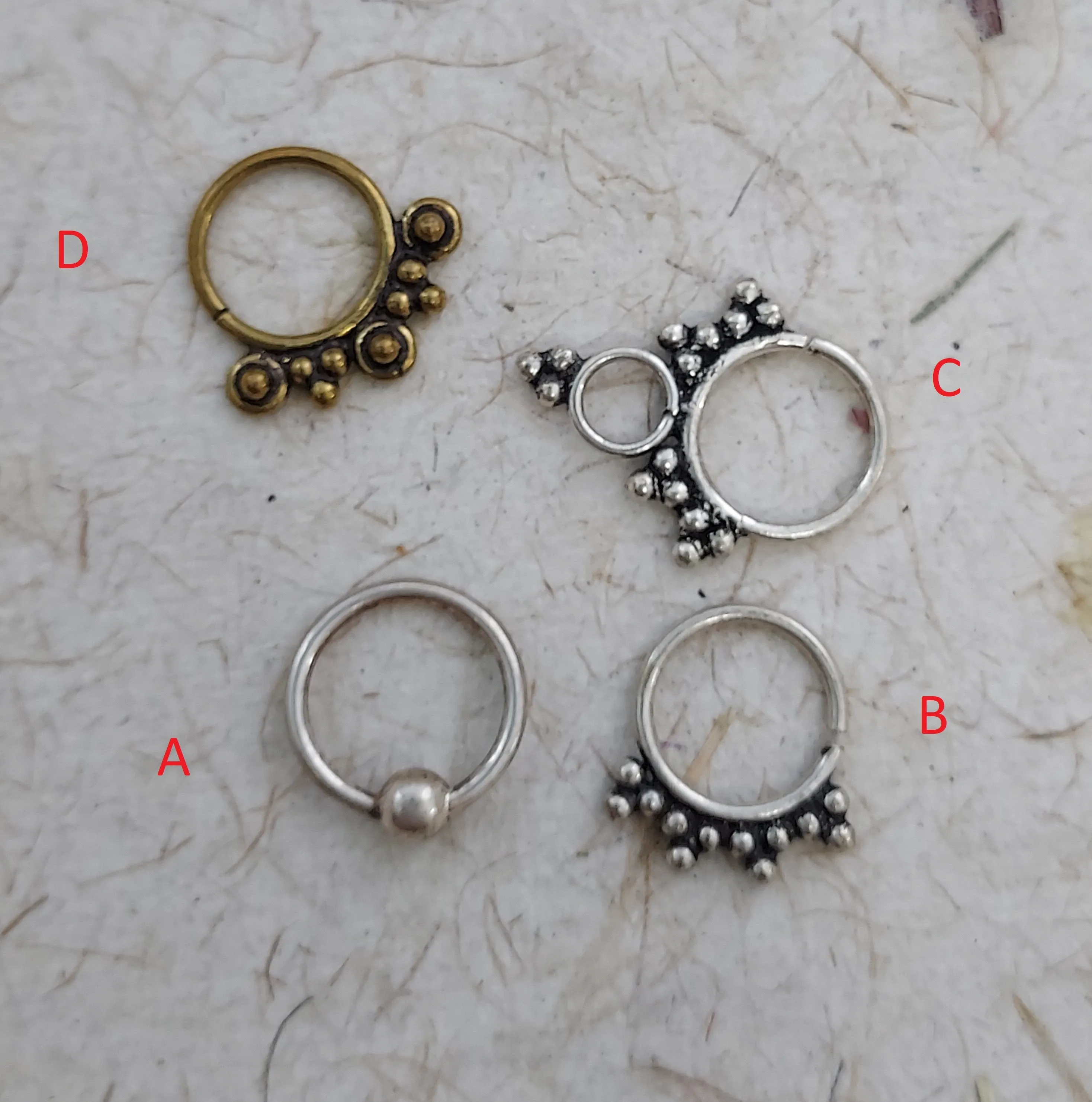 Certainly! Heres an optimized and enhanced title for the product:

Stylish Bohemian Nomadic Nose Ring with Intricate Design