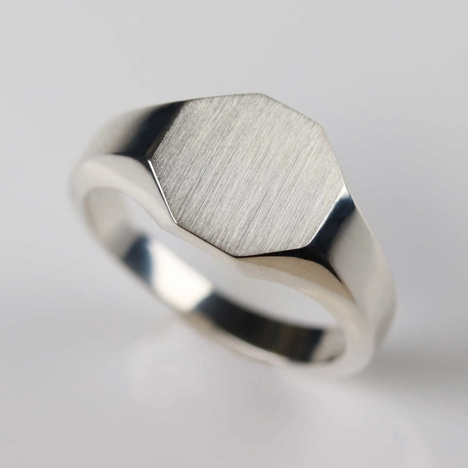 Octagon Signet Ring